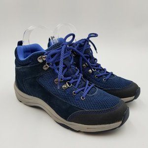 Vionic Shoes | Vionic Cypress Blue Hiking Boots Suede Lace Up Shoes 6.5 | Color: Blue | Size: 6.5 | Emersyn_Rose's Closet
